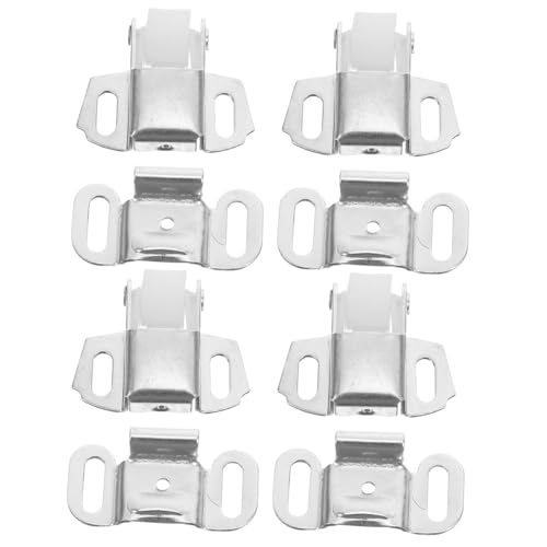 ibasenice 4ensembles Loquet à Remplacement De Loquet De Porte Pour Boîte Aux Lettres Placard Armoire Avec Vis Pour Accessoires De Meubles