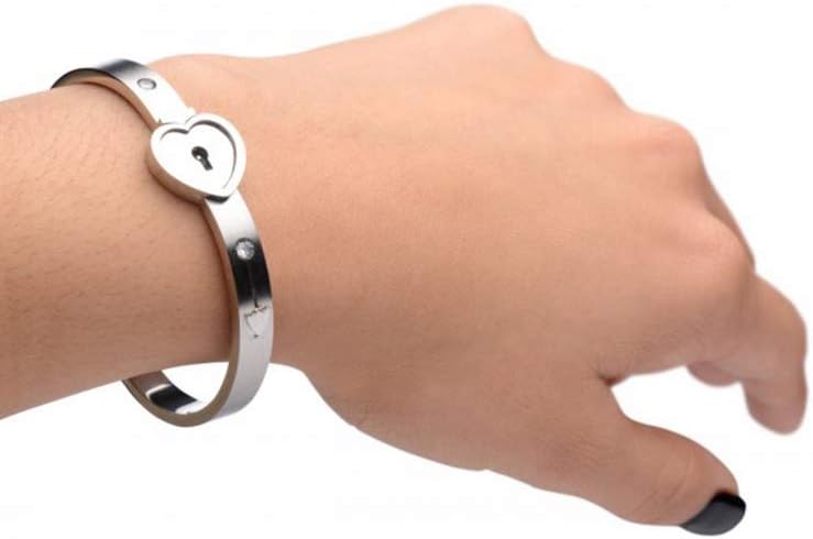 Master Series Cuffed Locking Bracelet and Key Necklace
