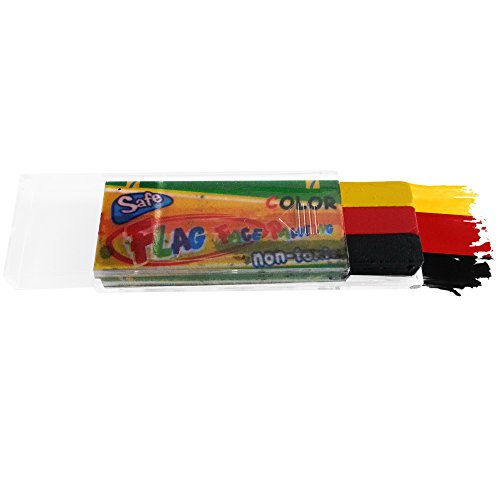 Taffstyle Stylo de maquillage aux couleurs de l'Allemagne - Pour homme et femme Cover