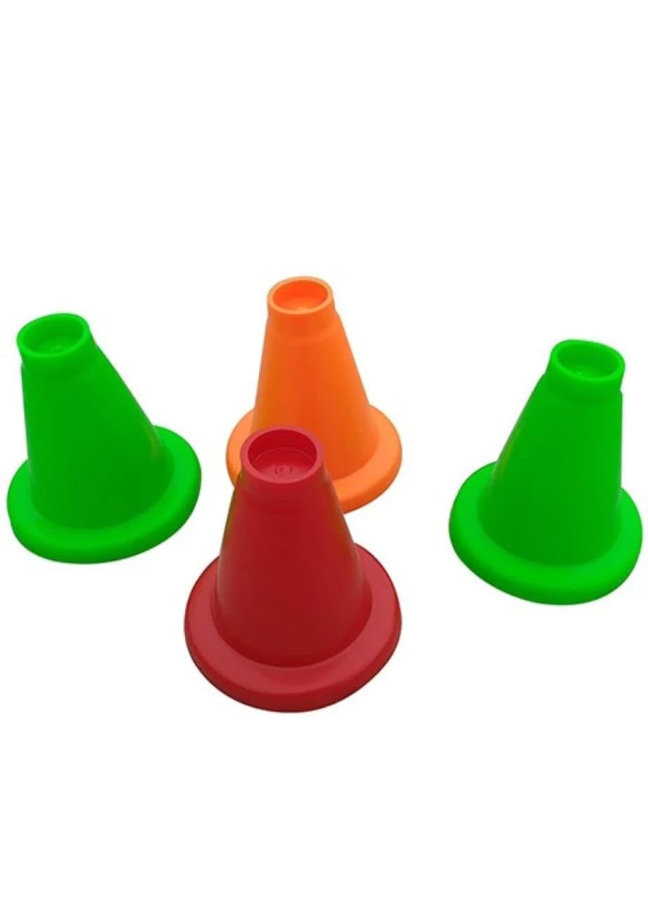GOLS Cricket Batting Tee I Cone Marker I Rubber Sports Batting Tees Rubber Cone Ground Mini Markers Cricket Batting Tee Marking Cone Cones Marker Pack of 2-image-9
