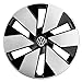 Produktbild Volkswagen 10A071458BWZG Radkappen (4 Stück) Radzierblenden 18 Zoll Stahlfelgen Radblenden Bicolor, schwarz/Silber