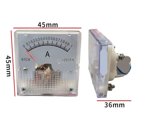 Voltmètre 91C4-V 45x45 mm évitez les surtensions sur vos circuits 20A