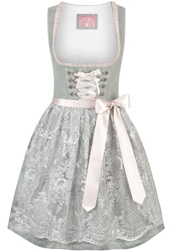 Dirndl Loredana Robe sauge en taille 36 d'exception