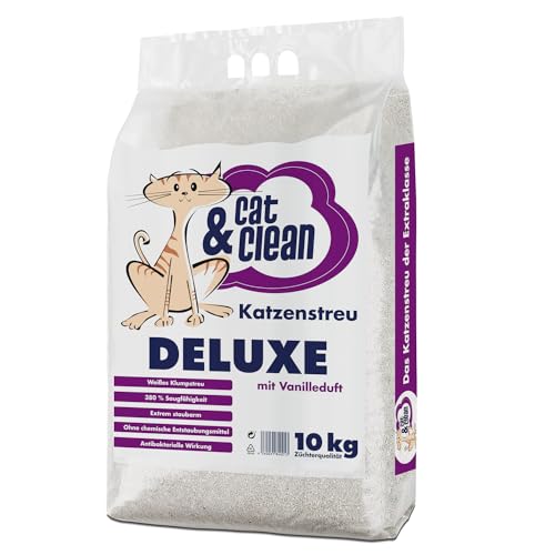 Katzenklumpstreu Cat & Clean CCD10 Deluxe mit Vanilleduft