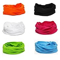 8 Pezzi Bandana Multifunzione - Fascia Scaldacollo, Per Sport, Multicolore, Unisex - Foto 2