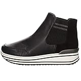 Wechselfussbett ara Damen Sapporo Stiefelette, SCHWARZ, 40 EU