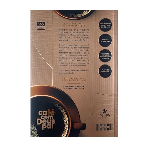 Kit Bíblia de Estudo Diz NAA Lettering + Café com Deus Pai 2025 - Imagem 3