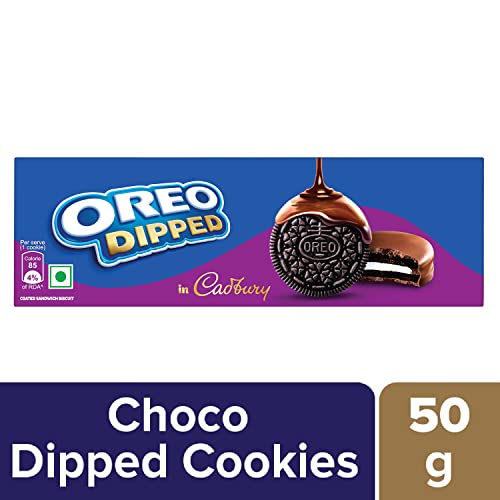 Image of Cadbury Oreo Dipped Chocolate Cookie, 50 Gram