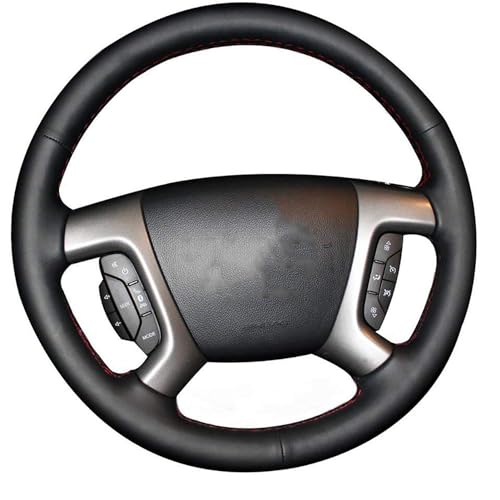 Loncky Genuine Leather Steering Wheel Cover for Chevrolet 2008-2013 Silverado 1500 Silverado 2500 35002007-2014 Tahoe2007-2014 Suburban 15002007-2013 Avalanche 15002009-2015 TraverseExpress product thumbnail 13