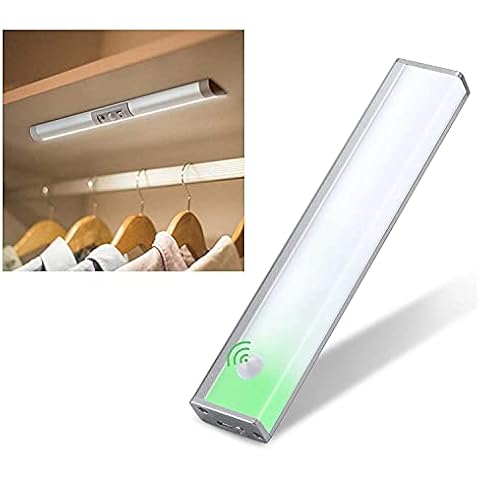 Joyzy Automatic Closet Light, LED Wireless Pantry Light,Two Modes Motion Sensor Lighting Kitchen Cabinet Lighting with Eye-Protection Design, Rechargeable Lights Cover