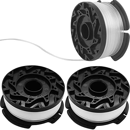 3 Pieces Replacement Autofeed Spool A6481 A6485 Spool Line Compatible with Black Decker 30"x 0.065" Replacement Spool for Reflex Strimmer ST5530-GB GLC3630L20-GB STC1820PC-GB BESTA530-GB BESTA525-GB