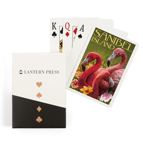 Lantern Press Sanibel Island, Florida, Baraja Póker 52 Cartas