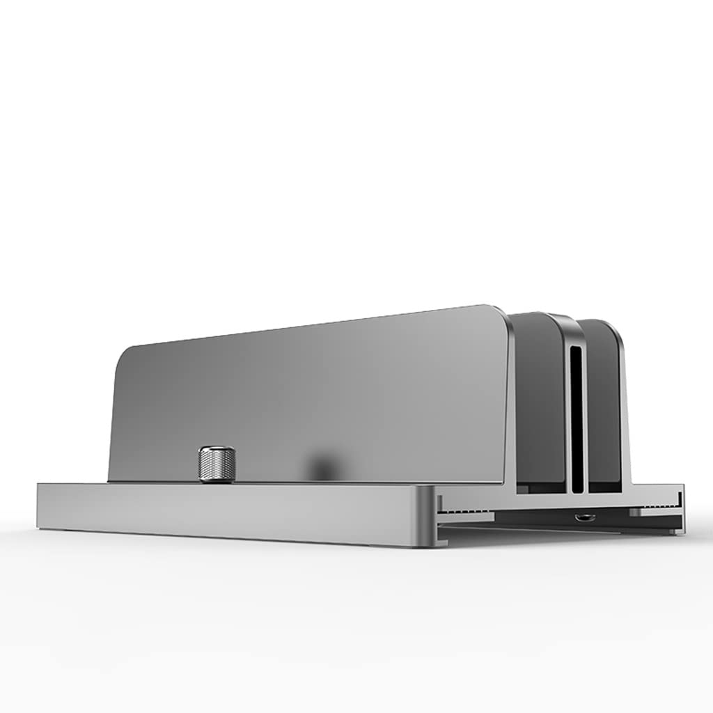 Support vertical pour ordinateur portable avec base stable en alliage d'aluminium