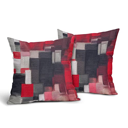 Giwawa �􉽊w�͗l �N�b�V�����J�o�[ �� �� ���ۉ� 16x16�C���` �z���C�g �O���[ �W�I���g�� �y�C���g ���l�� ���J�o�[ 2���Z�b�g �u���b�N�p�^�[�� �A�[�g���[�N �N�b�V�����J�o�[ �ƒ�p ���O