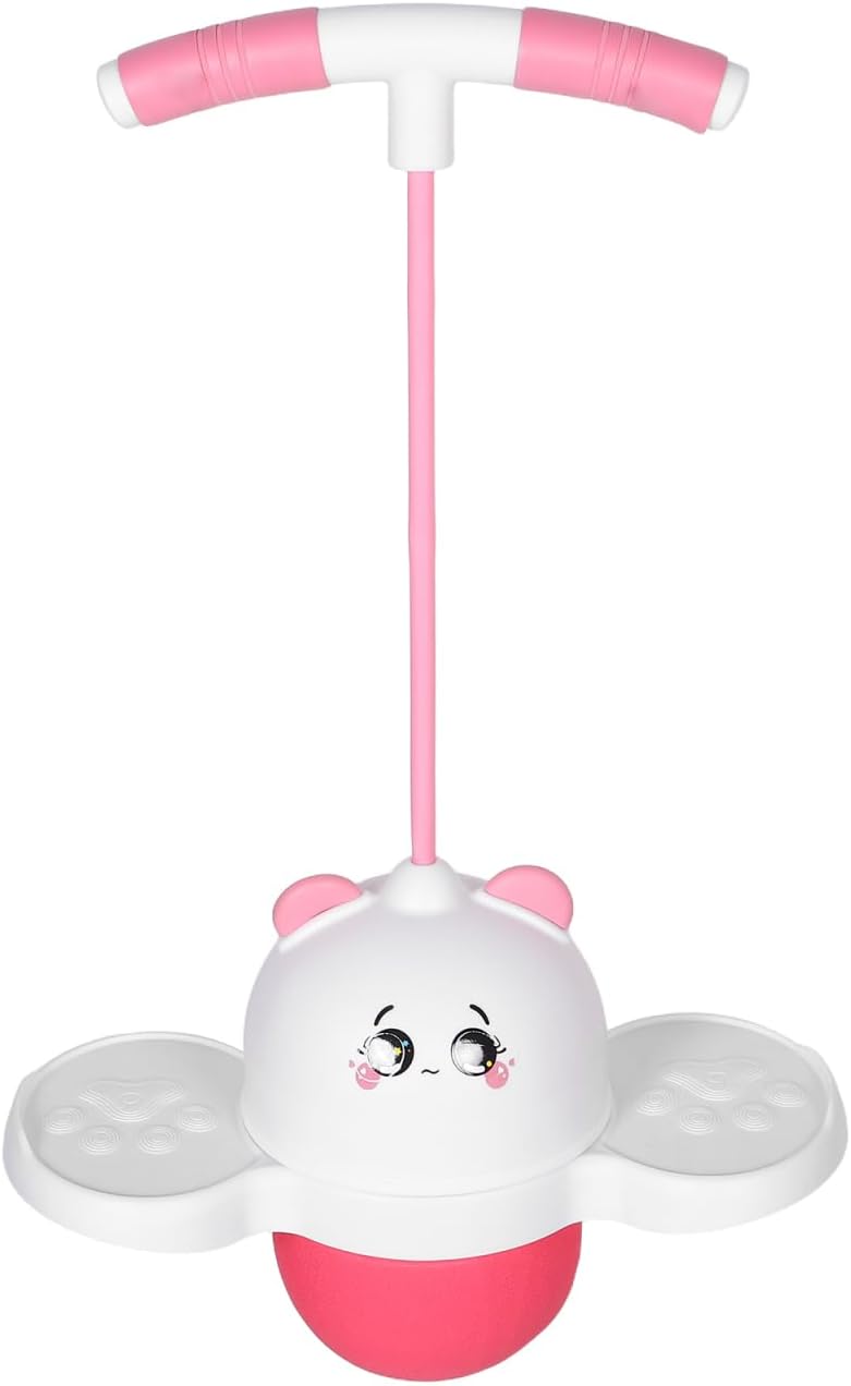 Bouncing Ball Durable Elastic Jump Training for Play Activity for Kindergarten Sports Panda Design