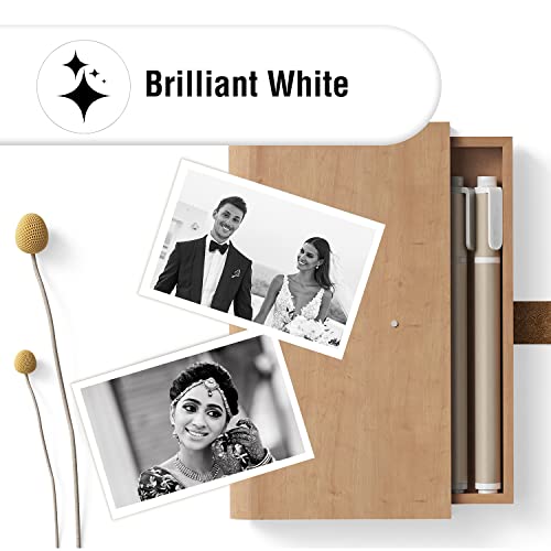 Image of VMS DigiPrint 240 GSM 5R (5x7) Glossy Photo Paper - Water Resistant, Pack of 100 sheets, Compatible with all Inkjet Printers