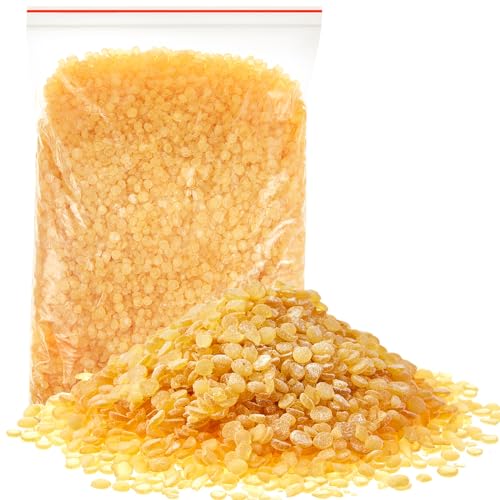 Threlaco 2.2 Pound Pine Resin for Beeswax Wraps Pine Rosin for Making Beeswax Food Wraps Good Grip and Performance Ideal for Musicians Athletes Dancers and DIY Projects