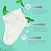 Spa Life Men's Cooling Mint Foot Repair Balm and Moisturizing Socks Set - Revitalizing Hydrating Foot Mask for Soothing Tired, Achy Feet and Softening Dry, Cracked Skin One Size Fits Most- 6 Pairs