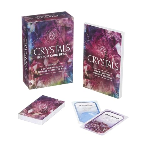 Crystals Book & Card Deck: Includes a 52-Card Deck and a 160-Page Illustrated Book (Sirius Oracle Kits)