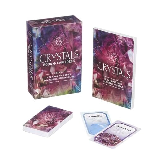 Crystals Book & Card Deck: Includes a 52-Card Deck and a 160-Page Illustrated Book (Sirius Oracle Kits)
