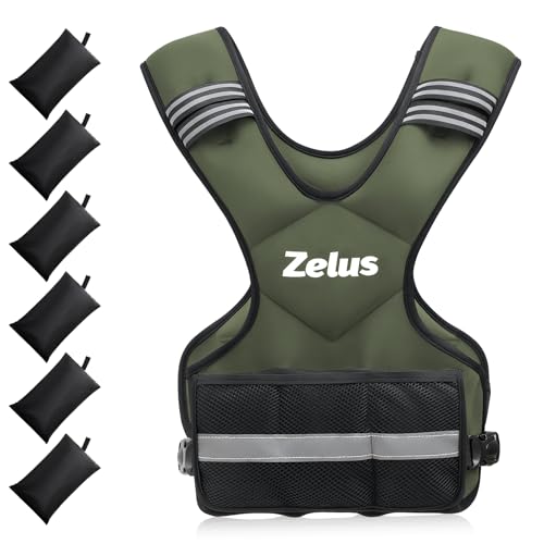 ZELUS 20-32 lb Adjustable Weighted Vest