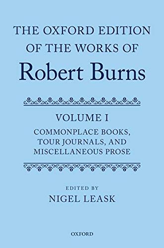 Oxf Ed Works Robert Burns Vol 1 Oewrb C
