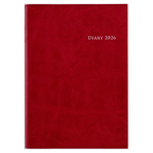 Desk Diary Casual 2 (No.432) 2026 Japanese Planner A5 Red