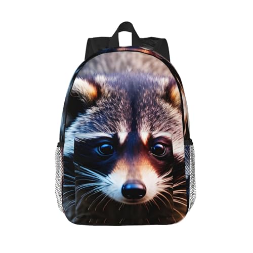Sac à dos de voyage ordinateur et motif raton laveur portable
