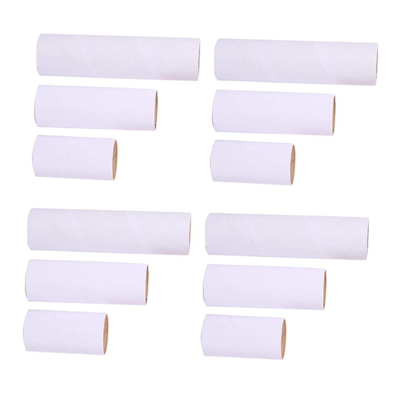 Beatifufu Craft Paper Rolls 12pcs Cardboard Tubes for Boys and Girls Paper Tube Rolls DIY Art Projects