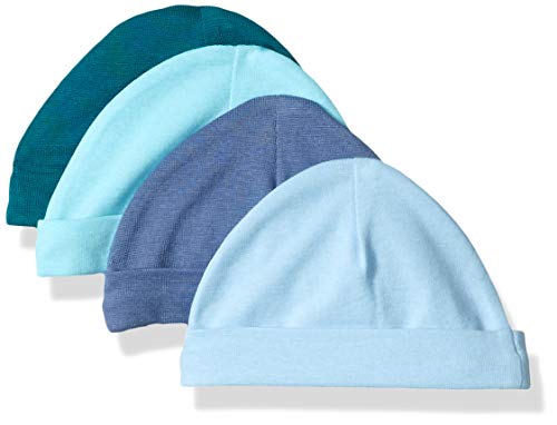 Image of Hanes Ultimate Baby Flexy 4 Pack Knit Caps