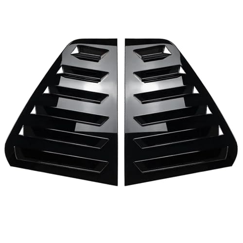Persiennes de fenêtre latérale pour VW Golf 6 MK6 2008-2012 finition noir brillant en ABS