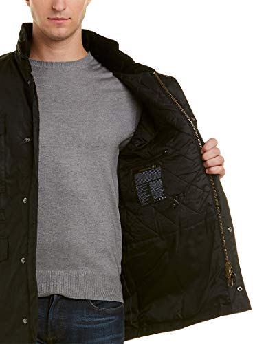 Barbour Mens Sapper Wax Jacket, M, Black3