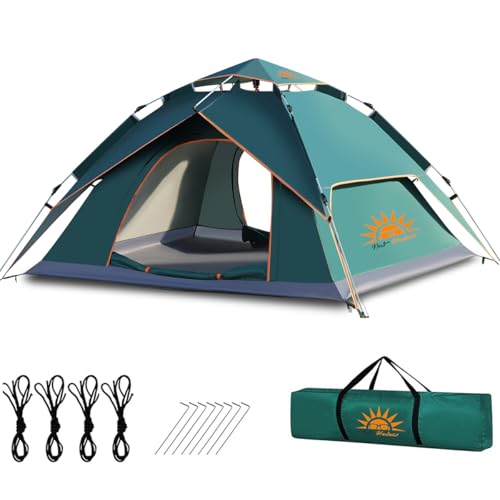 Barraca de Camping 2-3 Pessoas Automática, com Cúpula