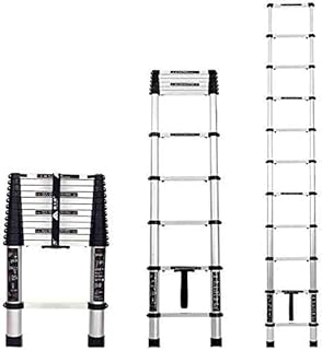 OUSIKA Ladders,Folding Ladder Aluminum Alloy Telesladder Folding Herringbladder Thickening Engineeattic Ladder Household Ladder Lift Ladder Straight Ladder Step Stool