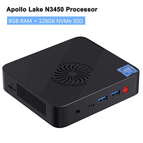 N34-H Mini PC Intel Celeron N3450 LPDDR4 8GB RAM 128GB SSD Windows 10