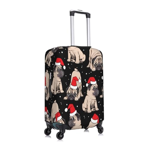 Puppy Pug Travel Luggage Cover Protector Suitcase Covers for Luggage Covers for Suitcase Fit 18-32 In XL3