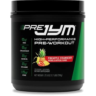 PRO JYM 45 Servings - Tahitian Vanilla Bean & PRE JYM 30 Servings - Pineapple Strawberry