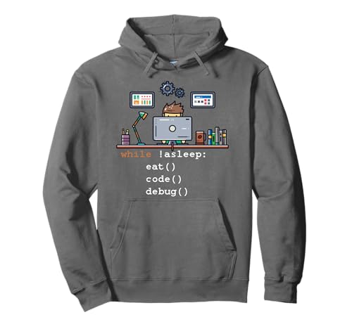 Informatique Programmeur Python Eat Code Debug Sweat à Capuche