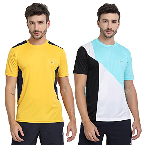Image of FTX Men's Dri-Fit Round Neck T-Shirt Combo - Pack of 2 (710)