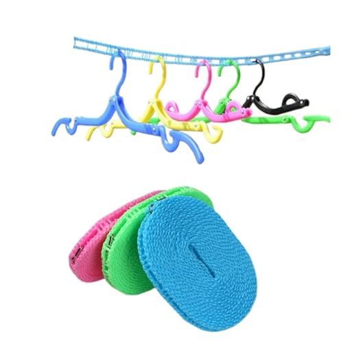 Corde à linge de voyage de 3m extensible et rétractable pour le camping