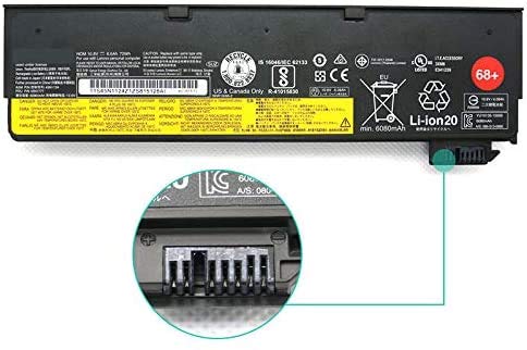 Batterie ThinkPad 68+ 0C52862 compatible Lenovo 6 cellules 10.8V 72Wh - 3