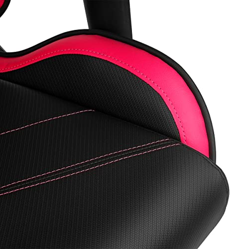 DR350 – Sedia Gaming Ergonomica Professionale con Braccioli 4D, Cuscini Lombare e Cervicale, Reclinabile a 135°, Ruote Silenziose, Nero-Rosa - Sedia gaming - Immagine 7