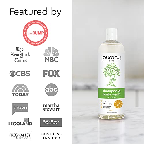 Puracy Baby Shampoo & Natural Baby Body Wash Refill, Plant-Derived Shampoo & Baby Wash, Gentle Bath Soap for Sensitive Skin, Tear-Free, 64 Ounce - Thumbnail 3