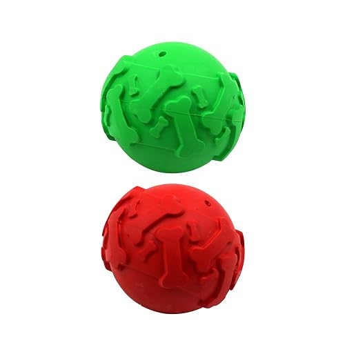 SMELL & SMILE 2PCS Juguetes Mordedores para Perros Juguetes Interactivos Seguro para Cachorros y Perros…