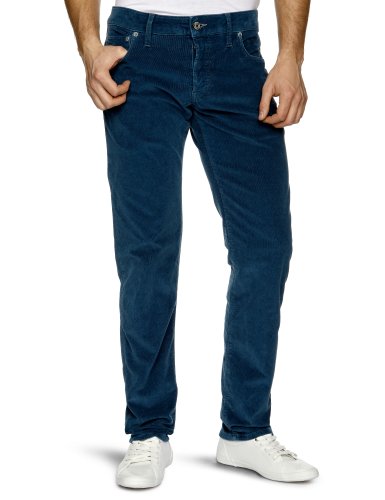 G Star 3301 Low Tapered   Vaqueros Tapered para Hombre, Color Dark Teal, Talla w34 / l34 (es 44)