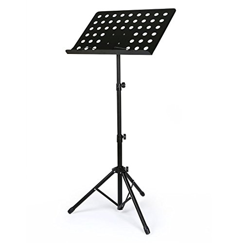 Atril Musica Plegable Atril para Partituras Stand/Soporte de Música Ajustable Plegable Portátil Estable