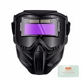 Auto-Darkening Welding Helmet, True Color View UV IR Adjustable Headband