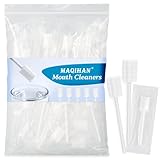 MAQIHAN 50 Gauze Mouth Swabs - Oral Swabs Disposable Toothbrushes Individually Wrapped Swabsticks for Dry Mouth Cotton Gauze on a Stick Dental...