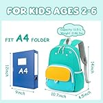 BTOOP Kids Backpack for Boys 3-5, Toddler Backpack for Preschool Kindergarten with Insulated Lunch Compartment & Chest Strap, Boys Backpacks 4-6 for Elementary Daycare Fits A4 Folder - Image 4