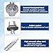 Metal Roofing Screws 300PCS10x1-1/2inch, Hex Head Sheet Metal Roof Screw with EPDM Washer Replacement for Corrugated Roofing